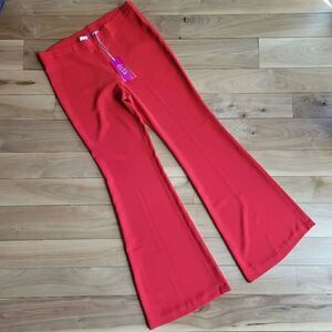 New ECLA Red Wide Leg Pants size 14 XL